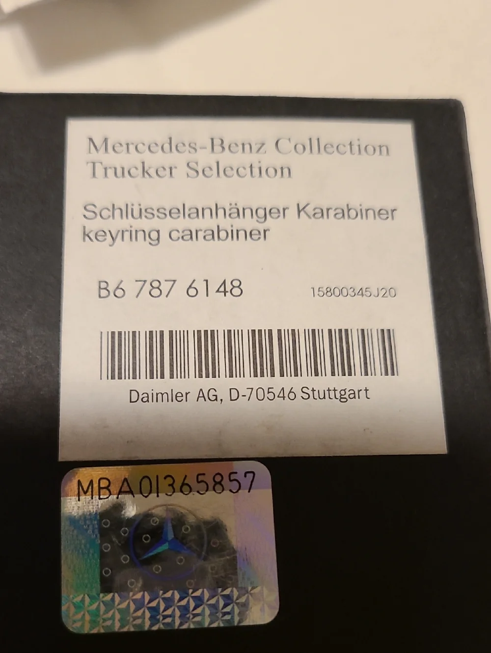 Mercedes Benz Carabiner Keychain Trucker Selection And Stick Pin NWT